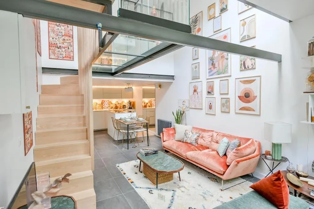 2 Bd Chic Loft, Historic Charm & Modern Amenities Lägenhet Paris