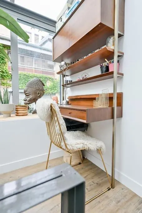 شقة 2 Bd Chic Loft, Historic Charm & Modern Amenities باريس 0*,